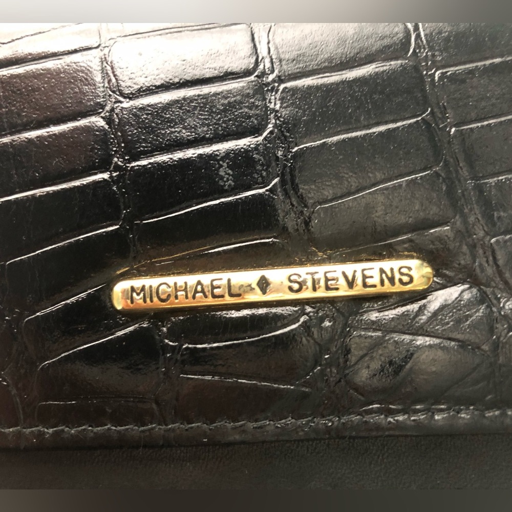 Michael Stevens Leather CreditCard Coin Wallet